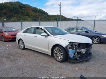  Salvage Lincoln MKZ