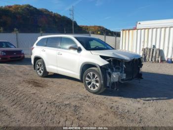  Salvage Toyota Highlander