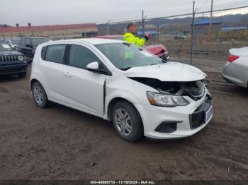  Salvage Chevrolet Sonic