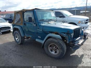  Salvage Jeep Wrangler