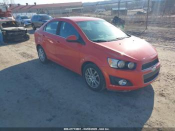  Salvage Chevrolet Sonic