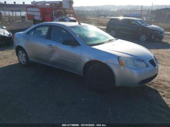  Salvage Pontiac G6