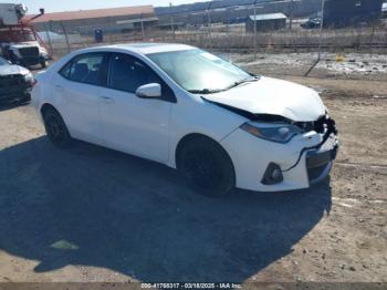  Salvage Toyota Corolla