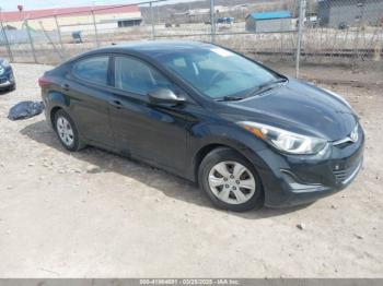  Salvage Hyundai ELANTRA