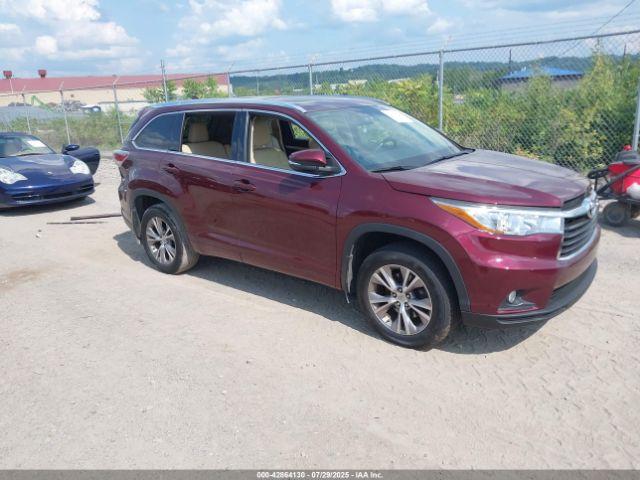  Salvage Toyota Highlander
