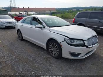  Salvage Lincoln MKZ