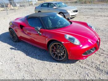  Salvage Alfa Romeo 4c Spider