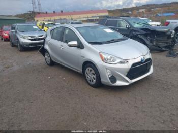  Salvage Toyota Prius c