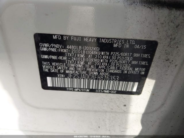 Subaru Forester 2.5i Premium Image 13