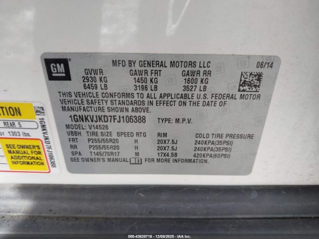 Chevrolet Traverse Ltz Image 16