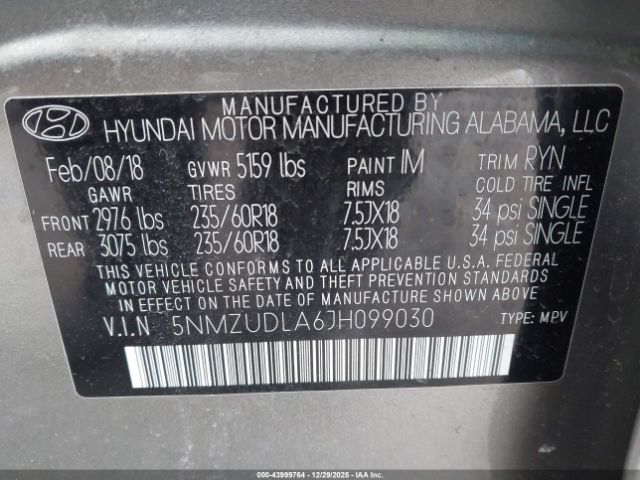 Hyundai SANTA FE 2.0t Image 8