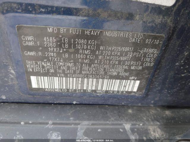 Subaru Outback 2.5i Limited Image 9