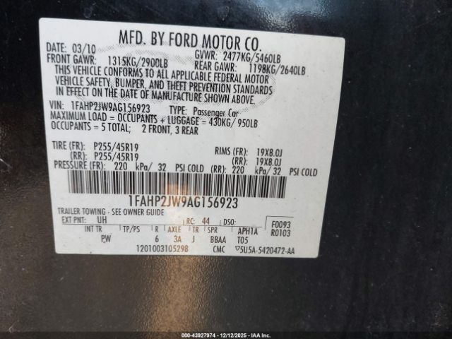 Ford Taurus Limited Image 10