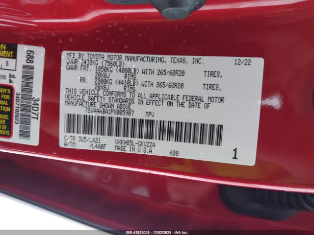 Toyota Sequoia Platinum Image 9