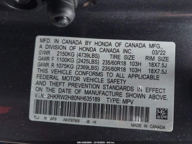 Honda CR-V Awd Ex-l Image 10