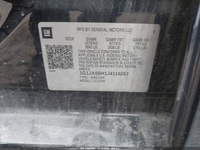 Chevrolet Sonic Ls Manual Image 5