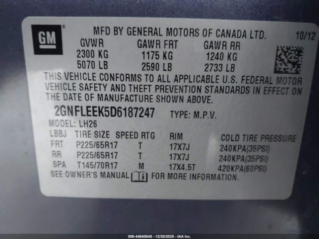 Chevrolet Equinox 1lt Image 9