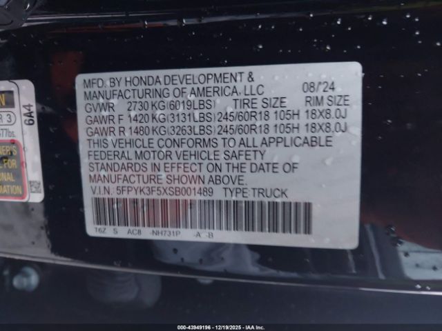 Honda Ridgeline Rtl Image 15