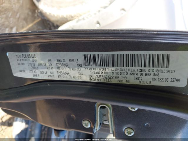 Ram 1500 Big Horn  4x4 5'7 Box Image 8