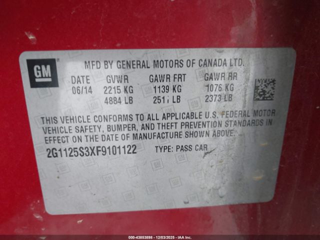 Chevrolet Impala 2lt Image 7