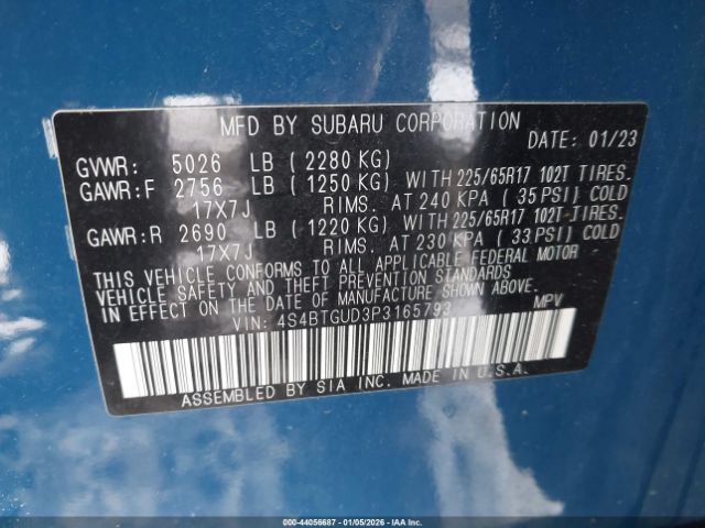 Subaru Outback Wilderness Image 6