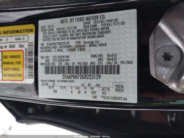 Ford Fusion Se Image 10